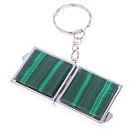 Зеркало брелок складное двухстороннее из натурального камня Малахит Stone Mirrors варинант исполнения - 5 | Loft Concept в Ростове-на-Дону