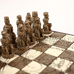 Шахматы  из  камня Cargador del Tiempo Chess Мексика ручная работа варинант исполнения - 3 | Loft Concept в Ростове-на-Дону