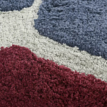 Чехол на подушку с рисунком серо-синего цвета Elan Textured варинант исполнения - 4 | Loft Concept в Ростове-на-Дону