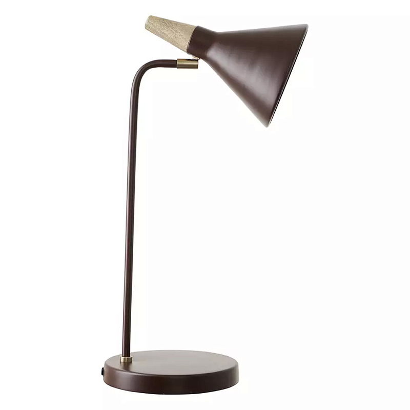 Настольная лампа с конусообразным плафоном Plum Table Lamp Сливовый в Ростове-на-Дону | Loft Concept 