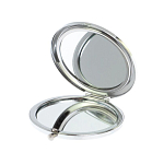 Зеркало карманное складное круглое из натурального камня Малахит с Хризоколлой в подарочной упаковке Silver Stone Mirrors варинант исполнения - 3 | Loft Concept в Ростове-на-Дону