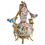 Ваза из фарфора с птицами и цветочной росписью Garden of Eden варинант исполнения - 1 | Loft Concept в Ростове-на-Дону