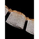 Люстра линейная с текстурными овальными абажурами Splendor Palace Style варинант исполнения - 4 | Loft Concept в Ростове-на-Дону