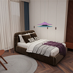 Подвесной вязаный светильник в двухцветном исполнении «Двойной Токио»  варинант исполнения - 3 | Loft Concept в Ростове-на-Дону