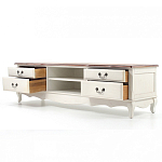 ТВ-тумба в стиле прованс из массива берёзы Interiors Romance варинант исполнения - 3 | Loft Concept в Ростове-на-Дону
