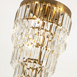 Многоярусная люстра с прямоугольными хрустальными подвесками Allard Crystal Chandelier варинант исполнения - 2 | Loft Concept в Ростове-на-Дону