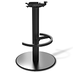 Барный стул вращающийся со спинкой и подлокотниками Douglas Rhombus Синий Велюр варинант исполнения - 3 | Loft Concept в Ростове-на-Дону