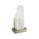 Настольная лампа с белыми вертикальными элементами Alabaster Totem   варинант исполнения - 4 | Loft Concept в Ростове-на-Дону
