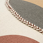 Подушка декоративная с геометрическим узором и плетенными вставками Divine Abstractions варинант исполнения - 2 | Loft Concept в Ростове-на-Дону