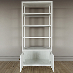 Стеллаж со стеклянными полками Elsa Dreams White варинант исполнения - 3 | Loft Concept в Ростове-на-Дону