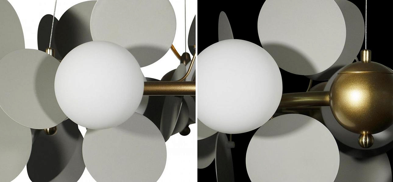 Люстра MATISSE Chandelier circle Gray диаметр 70 Люстра MATISSE Chandelier circle Gray диаметр 70 - Loft-Concept в Ростове-на-Дону