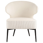 Современное мягкое кресло на металлических ножках Rakush Milk варинант исполнения - 2 | Loft Concept в Ростове-на-Дону