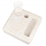 Керамический столик на деревянных ножках «Квадро» варинант исполнения - 1 | Loft Concept в Ростове-на-Дону