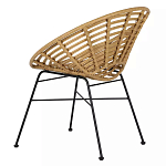 Стул круглый с ротанговым плетением Round Wicker Stool варинант исполнения - 4 | Loft Concept в Ростове-на-Дону