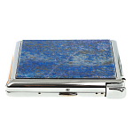 Портсигар с газовой зажигалкой из натурального камня Лазурит Stone Cigarettes Cases варинант исполнения - 10 | Loft Concept в Ростове-на-Дону