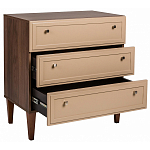 Комод бежевый из массива бука с 3-мя ящиками Wenge Light варинант исполнения - 3 | Loft Concept в Ростове-на-Дону