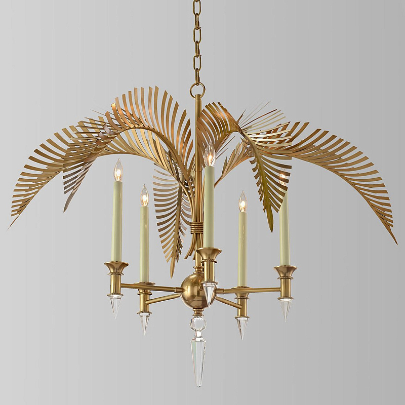  John-Richard Collection Palm Frond 5-Light Chandelier     -- | Loft Concept 