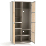 Шкаф с двумя дверцами из плетеного ротанга Tomio Wicker Furniture варинант исполнения - 3 | Loft Concept в Ростове-на-Дону