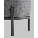 Пуф Стоун букле Fluffy темно-серый варинант исполнения - 4 | Loft Concept в Ростове-на-Дону