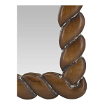 Зеркало с текстурной рамой из натурального дерева  Pine Wall Mirror варинант исполнения - 3 | Loft Concept в Ростове-на-Дону