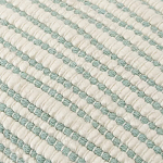 Чехол на подушку мятного цвета с бахромой и объемным узором Ethnic mix варинант исполнения - 2 | Loft Concept в Ростове-на-Дону