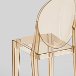 Прозрачный стул с янтарным оттенком LOUIS GHOST CHAIR варинант исполнения - 6 | Loft Concept в Ростове-на-Дону