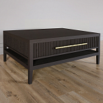 Кофейный стол Primo с двумя ящиками Темный орех варинант исполнения - 1 | Loft Concept в Ростове-на-Дону