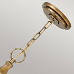 Люстра подвесная цвета латунь с прозрачным овальным стеклянным плафоном Hinkley варинант исполнения - 3 | Loft Concept в Ростове-на-Дону