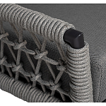 Диван двухместный уличный темно-серый Street Bliss варинант исполнения - 2 | Loft Concept в Ростове-на-Дону