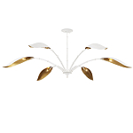 Люстра белая с плафонами в виде лепестков Delicate Flower варинант исполнения - 4 | Loft Concept в Ростове-на-Дону