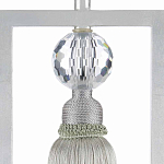 Торшер с прямоугольным тканевым абажуром на белом мраморном основании Silver Threads варинант исполнения - 2 | Loft Concept в Ростове-на-Дону