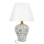 Настольная лампа с цветочной росписью Lamp Flower Painting варинант исполнения - 1 | Loft Concept в Ростове-на-Дону