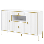 Консоль белая с двумя дверцами и ящиками Antique Order варинант исполнения - 1 | Loft Concept в Ростове-на-Дону