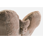 Дизайнерское плюшевое кресло в форме руки бежевое Poltronova Joe Plush Dove Grey варинант исполнения - 1 | Loft Concept в Ростове-на-Дону