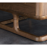 Прикроватный деревянный столик с 2-мя ящиками Moon Walnut Furniture варинант исполнения - 6 | Loft Concept в Ростове-на-Дону