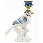 Фарфоровый подсвечник с птицей Eden Garden варинант исполнения - 2 | Loft Concept в Ростове-на-Дону