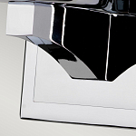 Бра для ванных комнат с белым цилиндрическим плафоном на прямоугольном основании цвета хром Feiss варинант исполнения - 4 | Loft Concept в Ростове-на-Дону