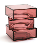 Стол журнальный в форме кубов Acrylic Furniture Lumina Crimson Clarity варинант исполнения - 1 | Loft Concept в Ростове-на-Дону