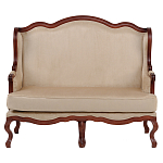 Диван двухместный из натурального бука бежевый Solid Luxury варинант исполнения - 1 | Loft Concept в Ростове-на-Дону