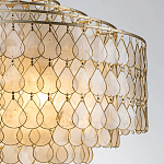 Люстра многоярусная с декором из натуральной морской ракушки Iridescent Light варинант исполнения - 4 | Loft Concept в Ростове-на-Дону