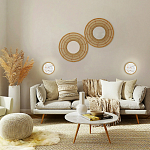 Бра в форме диска с перламутровыми прямоугольниками из морской ракушки Touch of Marine Charm варинант исполнения - 4 | Loft Concept в Ростове-на-Дону