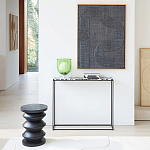 Фигурный приставной столик черного цвета AMORPHOUS варинант исполнения - 4 | Loft Concept в Ростове-на-Дону