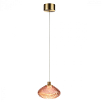 Подвесной светильник с прозрачным стеклянным плафоном округлой формы Effervia  варинант исполнения - 4 | Loft Concept в Ростове-на-Дону