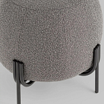 Пуф в ткани букле темно-серого цвета Pikelet варинант исполнения - 4 | Loft Concept в Ростове-на-Дону