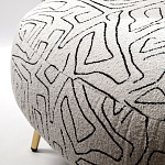 Кресло мягкое с принтом на золотистых ножках Onlooker варинант исполнения - 3 | Loft Concept в Ростове-на-Дону