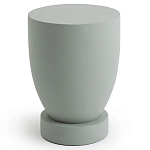 Приставной столик из массива манго Tom-tom Grey варинант исполнения - 1 | Loft Concept в Ростове-на-Дону