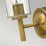 Бра с плафоном в форме цилиндра из прозрачного стекла с пузырьками Hinkley варинант исполнения - 3 | Loft Concept в Ростове-на-Дону